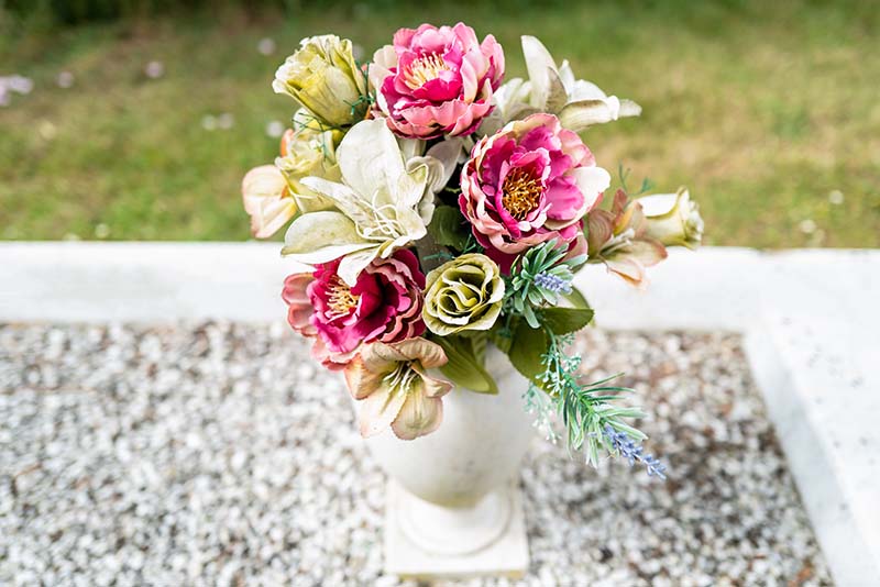 Fleur papier de soie Laval